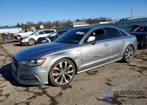 2012 Audi A6 Prestige из США, поврежденный, VIN WAUHGAFC1CN151665